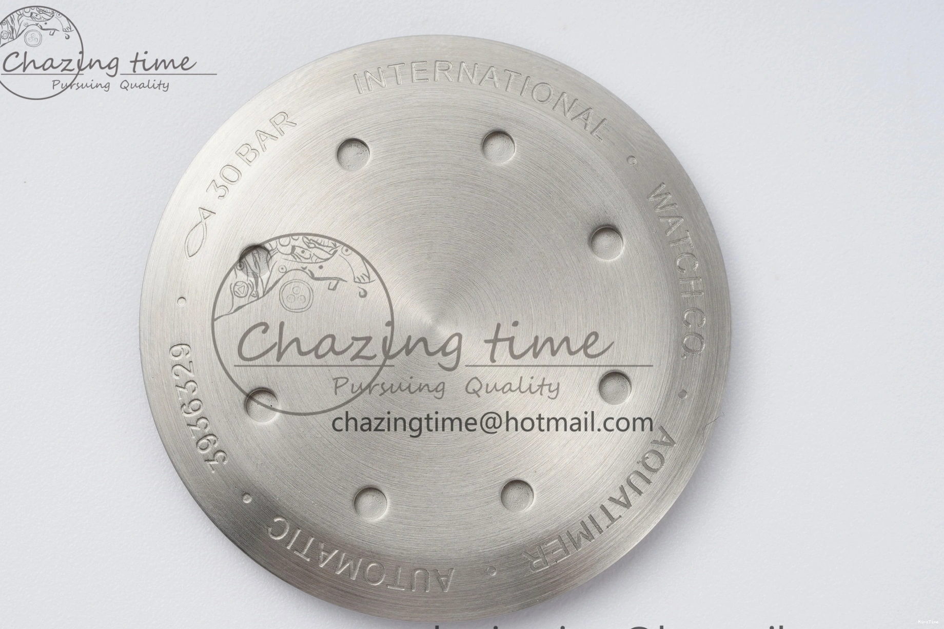 MIROTIME 0106 WellDesigned Aquatimer Automatic SS RSF 1:1 Best Edition Blue Dial on Blue Rubber Strap A 7057